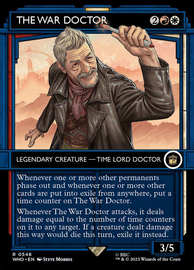 The War Doctor 548/331 (Universes Beyond: Doctor Who)  - Showcase Foil | Good Games Morley