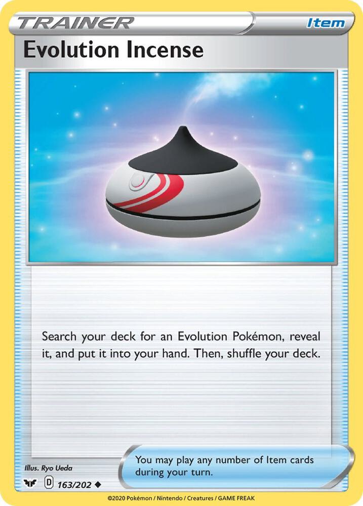 Evolution Incense 163/202 (SWSH01: Sword & Shield Base Set)  | Good Games Morley