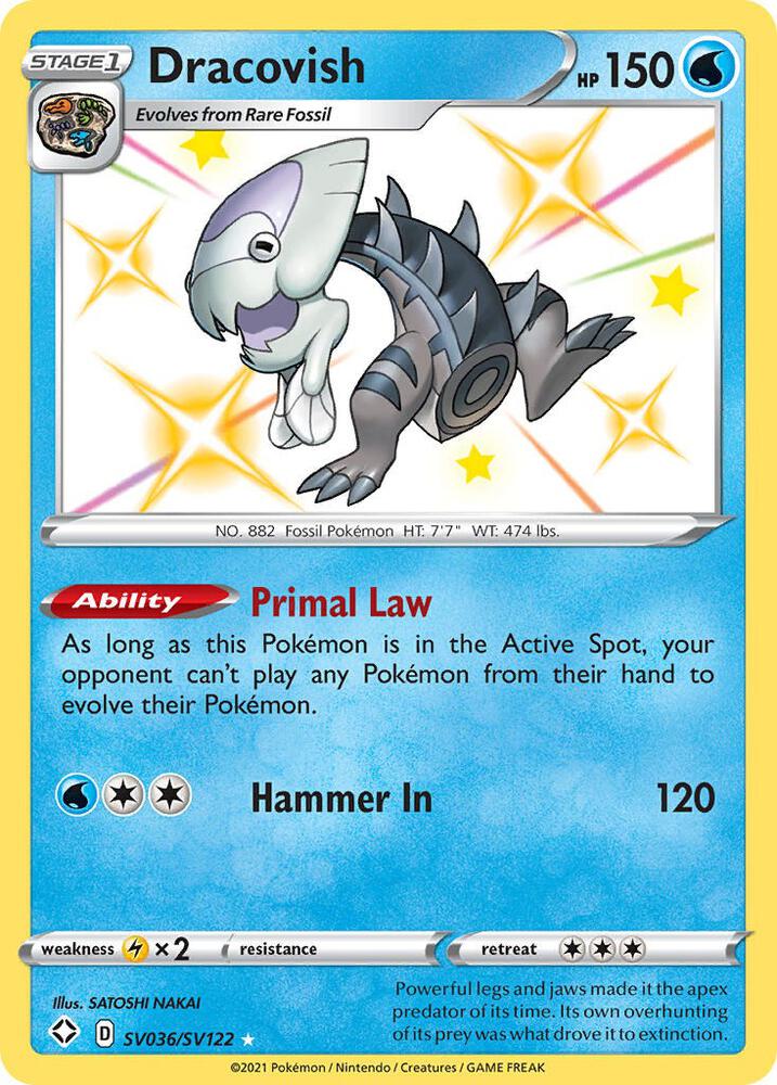 Dracovish SV036/SV122 (Shining Fates: Shiny Vault)  - Holofoil | Good Games Morley