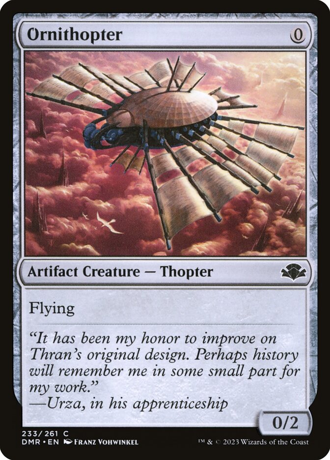 Ornithopter 233/261 (Dominaria Remastered)  | Good Games Morley