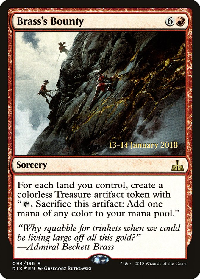 Brass's Bounty 94s/98 (Prerelease Cards)  - Foil | Good Games Morley