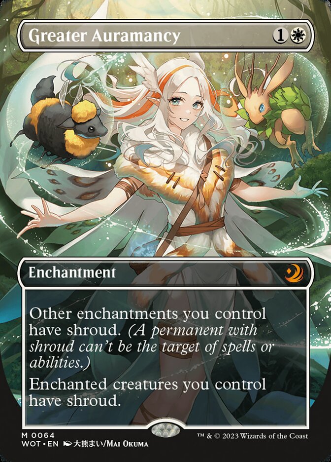 Greater Auramancy 64/63 (Wilds of Eldraine: Enchanting Tales)  - Borderless | Good Games Morley