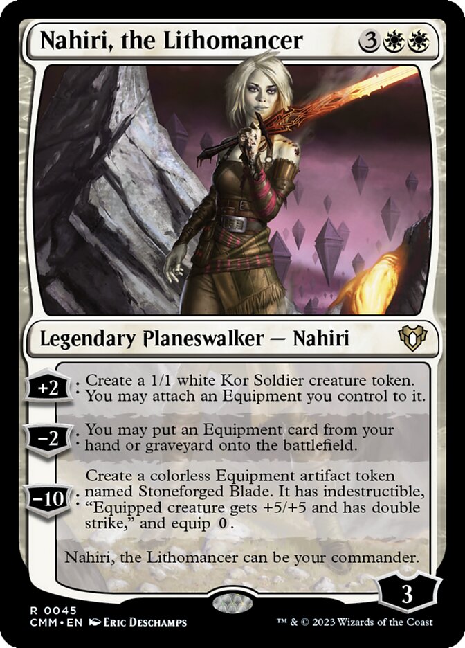 Nahiri, the Lithomancer 45/451 (Commander Masters)  | Good Games Morley