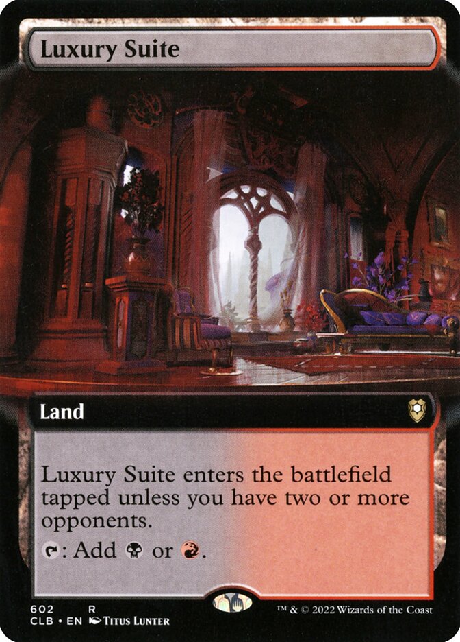 Luxury Suite Extended Art 602 (Commander Legends: Battle for Baldur's Gate)  - Foil | Good Games Morley