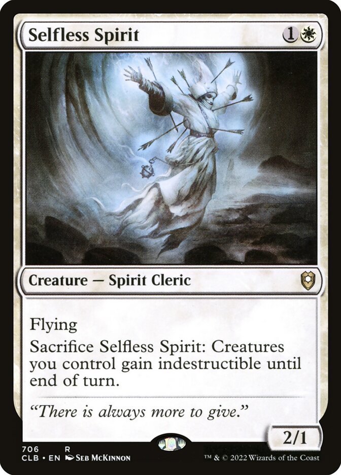 Selfless Spirit 706 (Commander Legends: Battle for Baldur's Gate)  | Good Games Morley