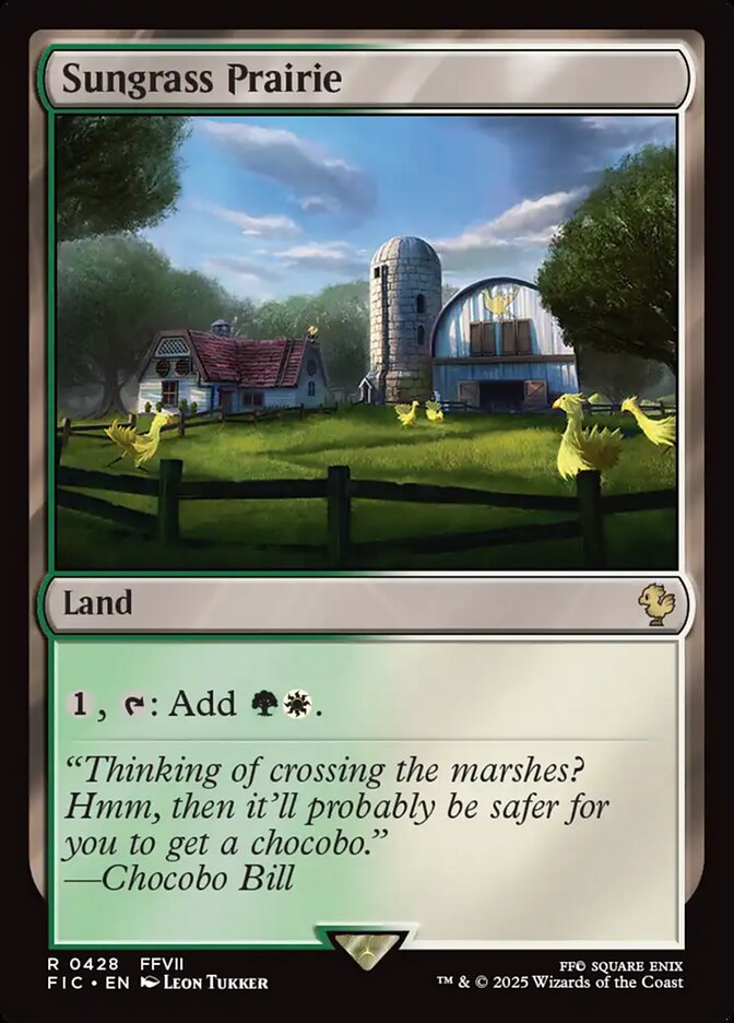 Sungrass Prairie 428 (Commander: FINAL FANTASY)  | Good Games Morley