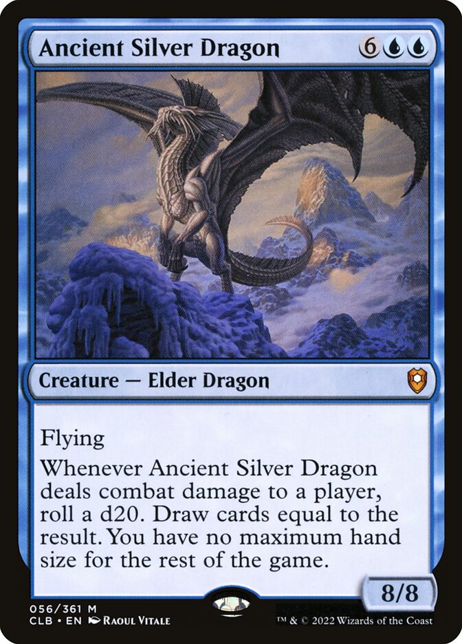 Ancient Silver Dragon 56 (Commander Legends: Battle for Baldur's Gate)  | Good Games Morley