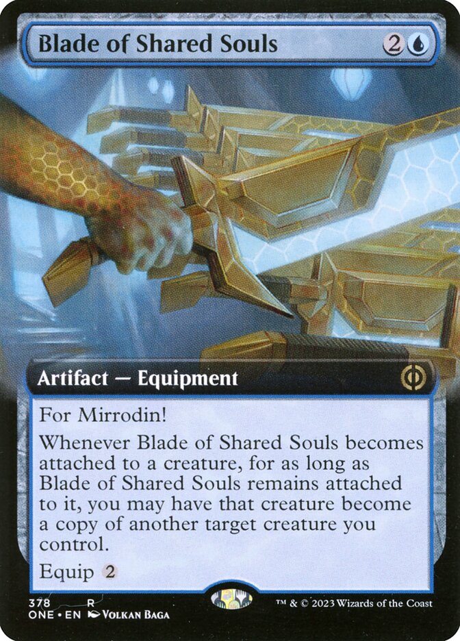 Blade of Shared Souls 378/271 (Phyrexia: All Will Be One)  - Extended Art Foil | Good Games Morley
