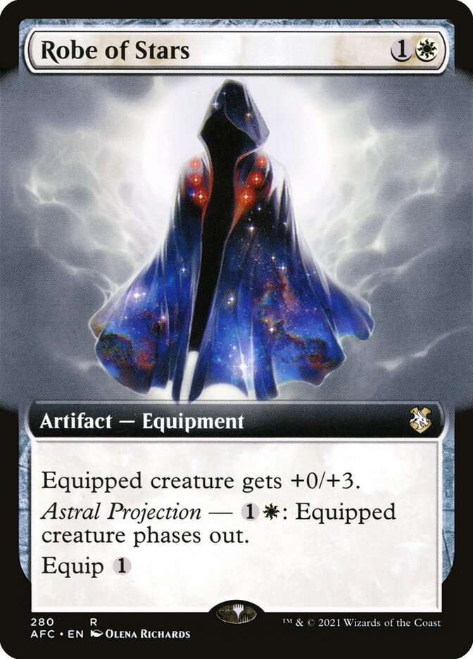 Robe of Stars 280/62 (Commander: Adventures in the Forgotten Realms)  - Extended Art | Good Games Morley