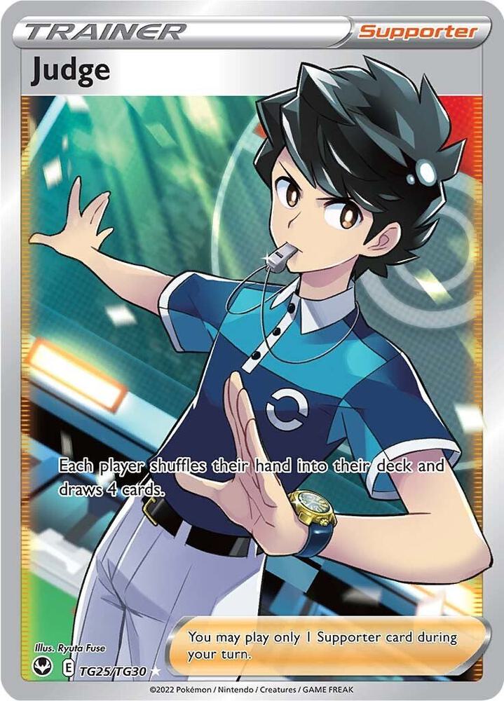 Judge TG25/TG30 (SWSH12: Silver Tempest Trainer Gallery)  - Holofoil | Good Games Morley