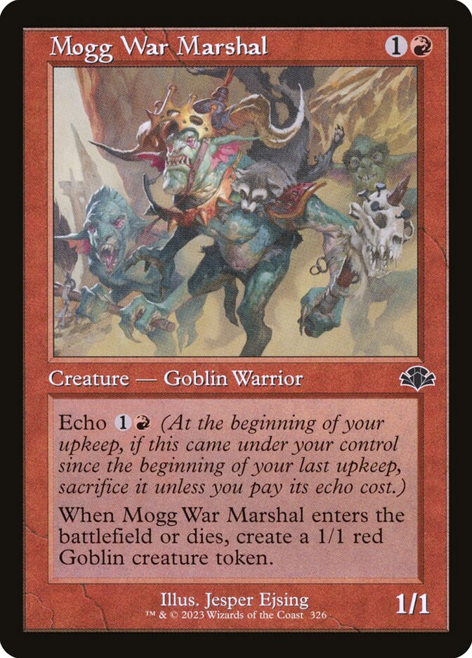 Mogg War Marshal 326/261 (Dominaria Remastered)  - Retro | Good Games Morley