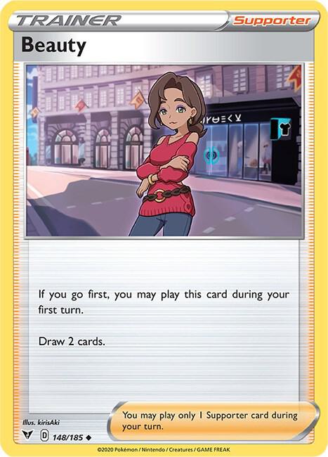 Beauty 148/185 (SWSH04: Vivid Voltage)  | Good Games Morley