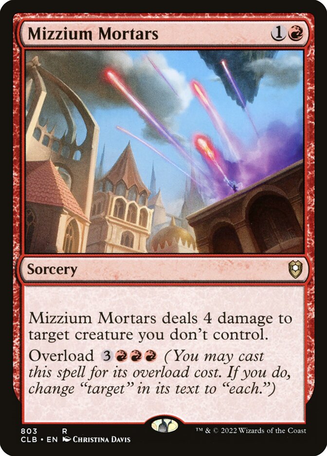 Mizzium Mortars 803/361 (Commander Legends: Battle for Baldur's Gate)  | Good Games Morley