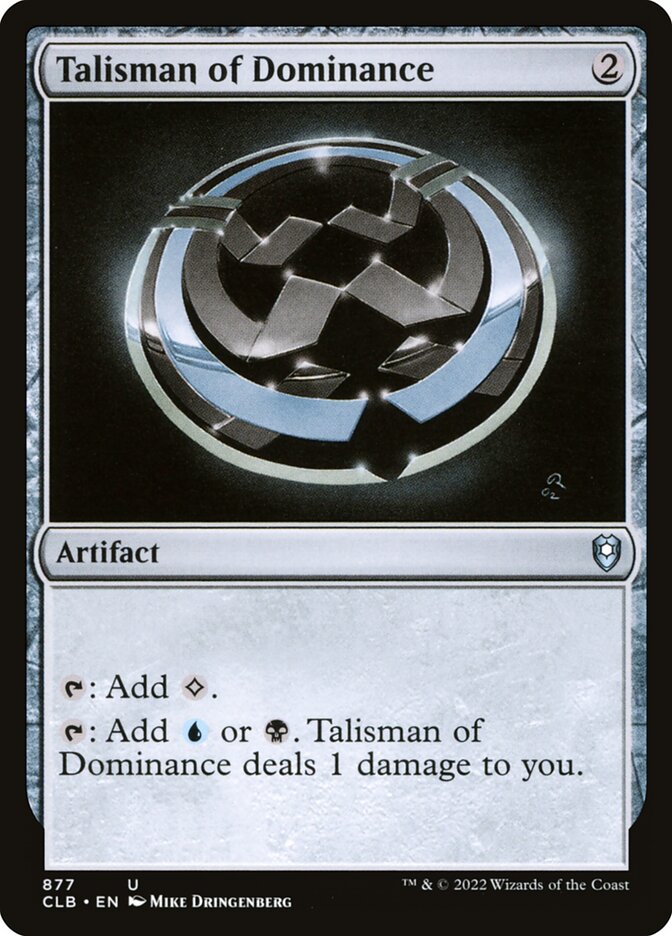 Talisman of Dominance 877 (Commander Legends: Battle for Baldur's Gate)  | Good Games Morley