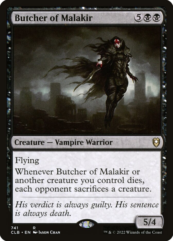 Butcher of Malakir 741 (Commander Legends: Battle for Baldur's Gate)  | Good Games Morley