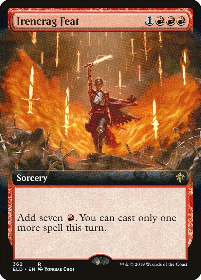Irencrag Feat 362/269 (Throne of Eldraine)  - Extended Art | Good Games Morley