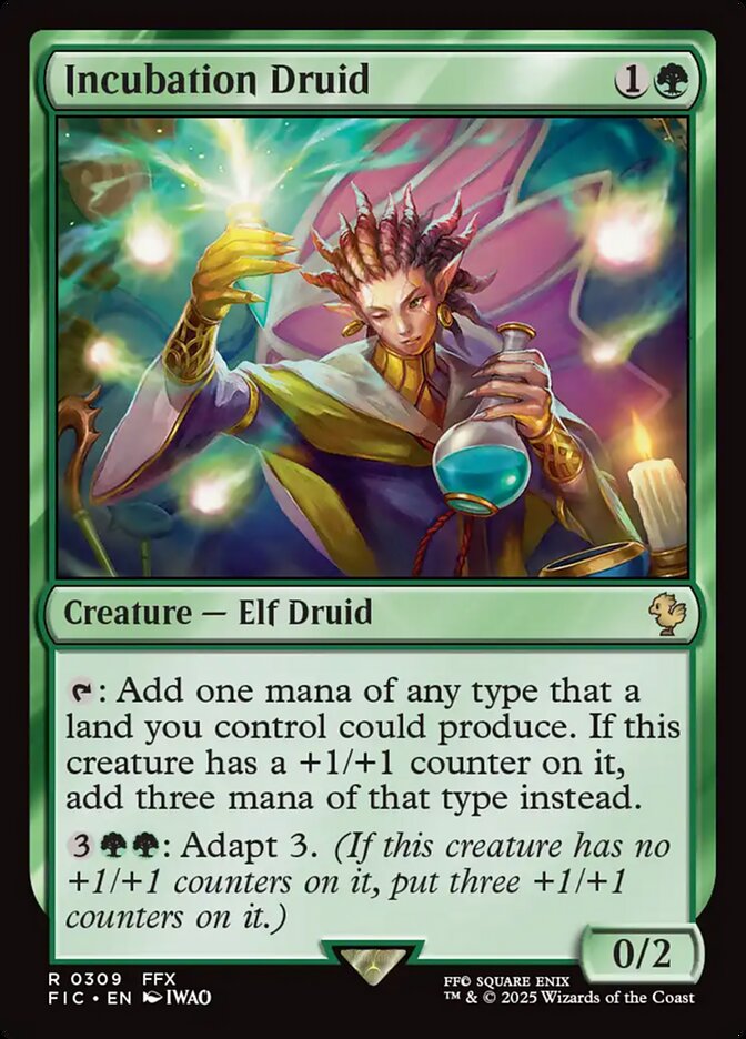 Incubation Druid 309 (Commander: FINAL FANTASY)  | Good Games Morley