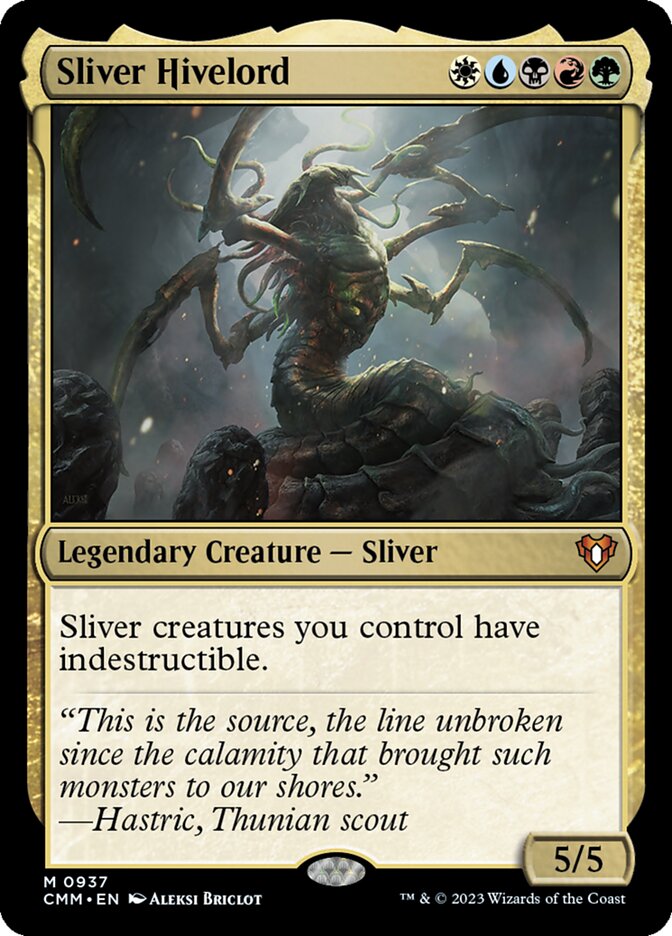 Sliver Hivelord 937/451 (Commander Masters)  | Good Games Morley