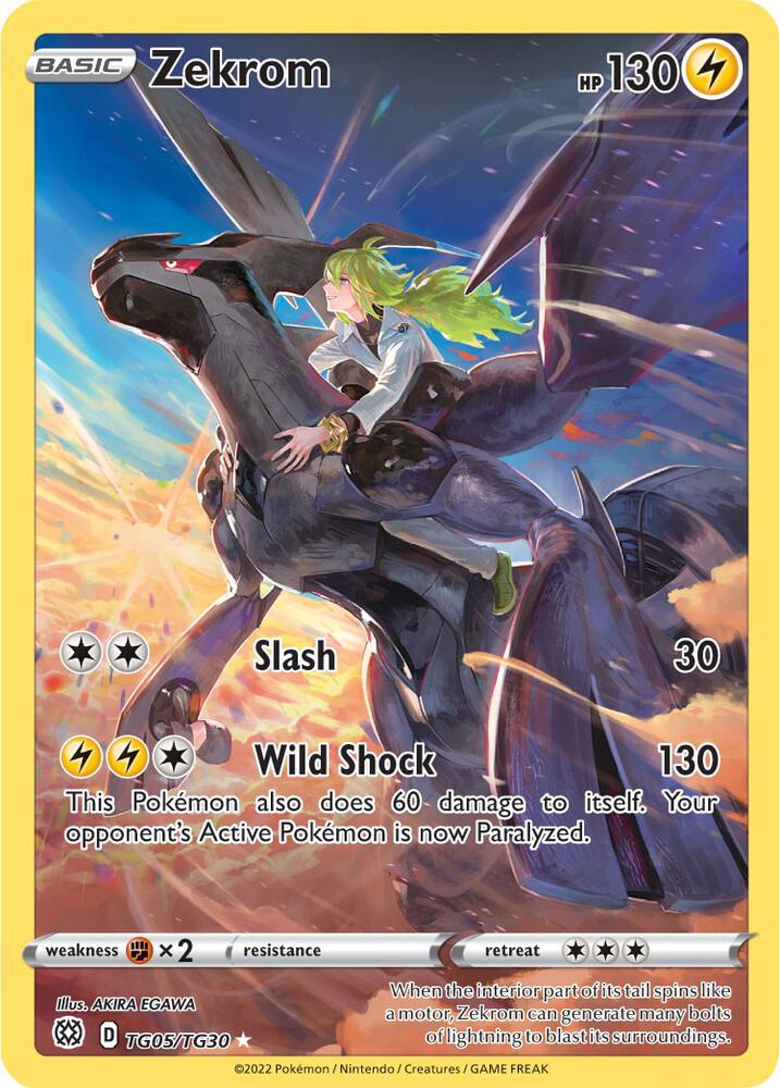 Zekrom TG05/TG30 (SWSH09: Brilliant Stars Trainer Gallery)  - Holofoil | Good Games Morley