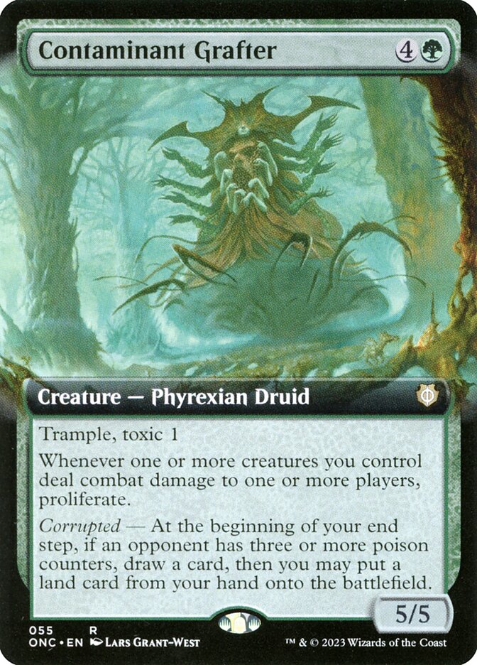 Contaminant Grafter 55 (Commander: Phyrexia: All Will Be One)  - Extended Art | Good Games Morley