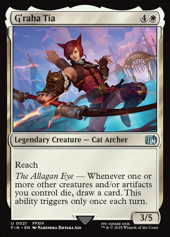 G'raha Tia 21 (FINAL FANTASY)  - Foil | Good Games Morley
