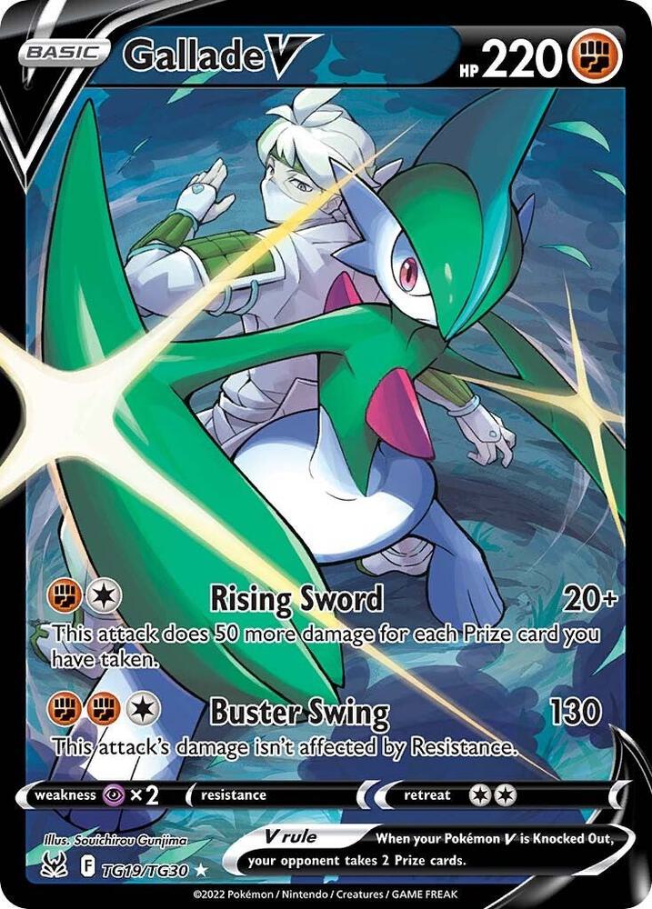 Gallade V TG19/TG30 (SWSH11: Lost Origin Trainer Gallery)  - Holofoil | Good Games Morley