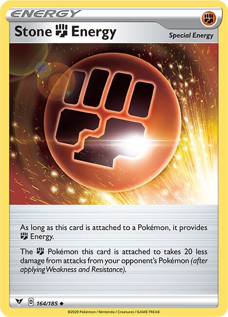 Stone Fighting Energy 164/185 (SWSH04: Vivid Voltage)  | Good Games Morley