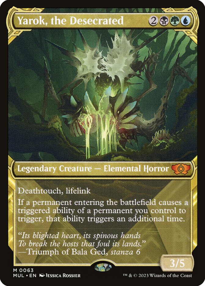 Yarok, the Desecrated 63/65 (March of the Machine: Multiverse Legends)  - Showcase Foil | Good Games Morley