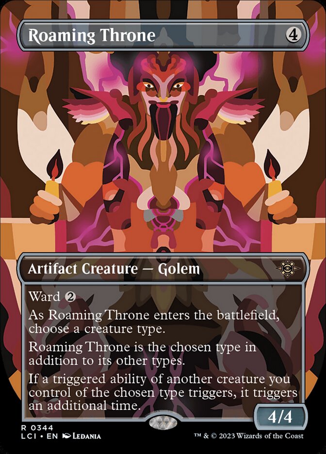 Roaming Throne 344 (The Lost Caverns of Ixalan)  - Borderless | Good Games Morley