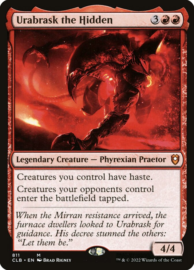 Urabrask the Hidden 811 (Commander Legends: Battle for Baldur's Gate)  | Good Games Morley