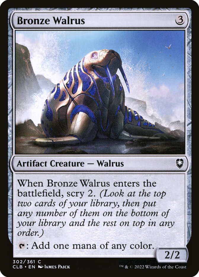 Bronze Walrus 302 (Commander Legends: Battle for Baldur's Gate)  | Good Games Morley