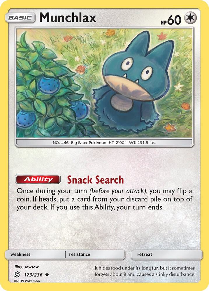 Munchlax 173/236 (SM - Unified Minds)  | Good Games Morley