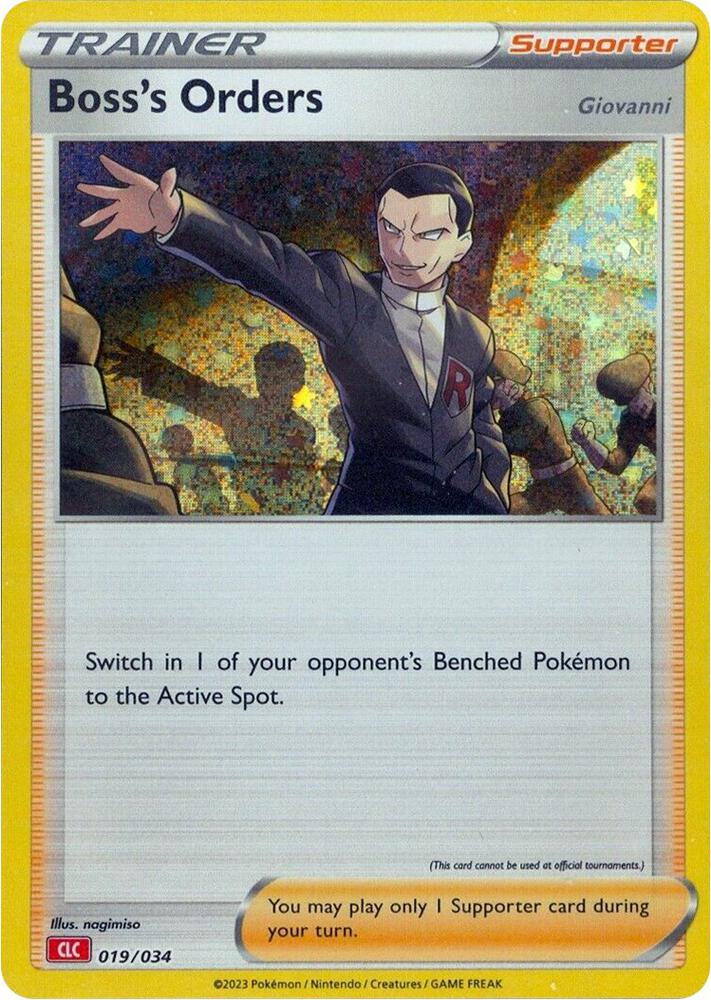 Boss's Orders CLC 019/034 (Trading Card Game Classic)  - Holofoil | Good Games Morley