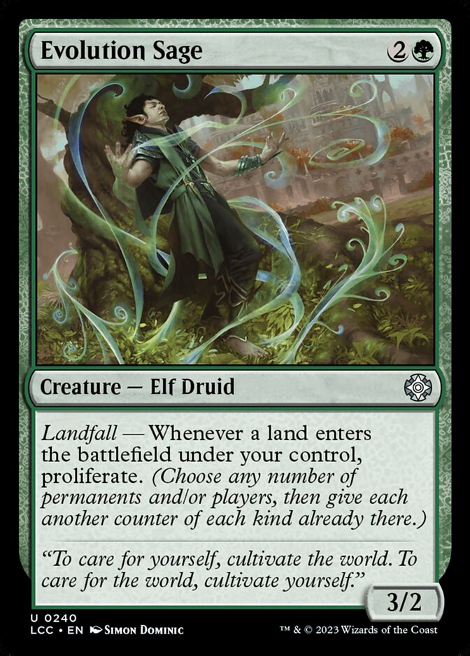 Evolution Sage 240/370 (Commander: The Lost Caverns of Ixalan)  | Good Games Morley