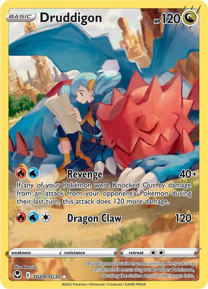 Druddigon TG09/TG30 (SWSH12: Silver Tempest Trainer Gallery)  - Holofoil | Good Games Morley