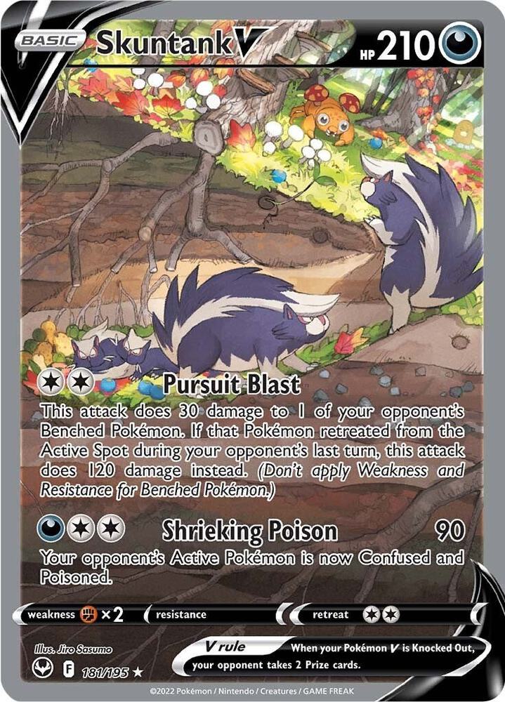 Skuntank V 181/195 (SWSH12: Silver Tempest)  - Holofoil | Good Games Morley