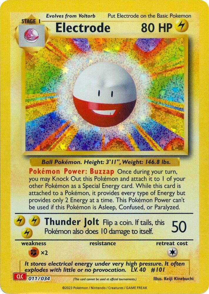 Electrode 011/034 (Trading Card Game Classic)  - Holofoil | Good Games Morley
