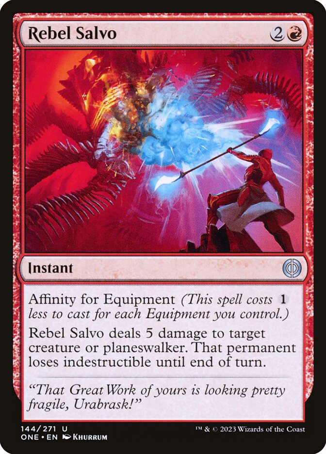 Rebel Salvo 144/271 (Phyrexia: All Will Be One)  | Good Games Morley