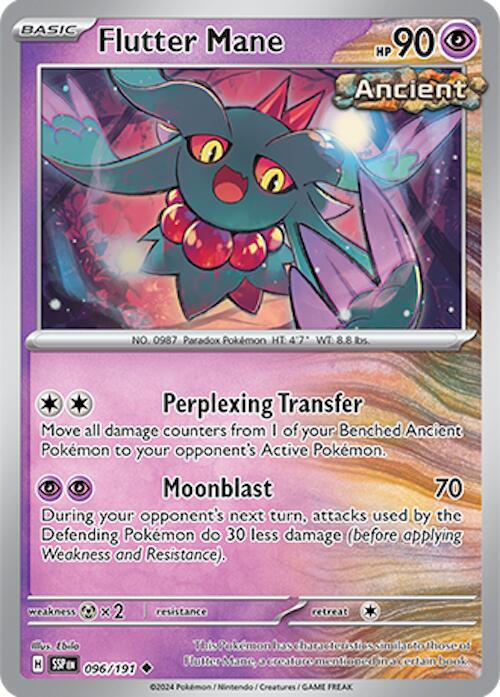 Flutter Mane 096/191 (SV08: Surging Sparks)  - Reverse Holofoil | Good Games Morley
