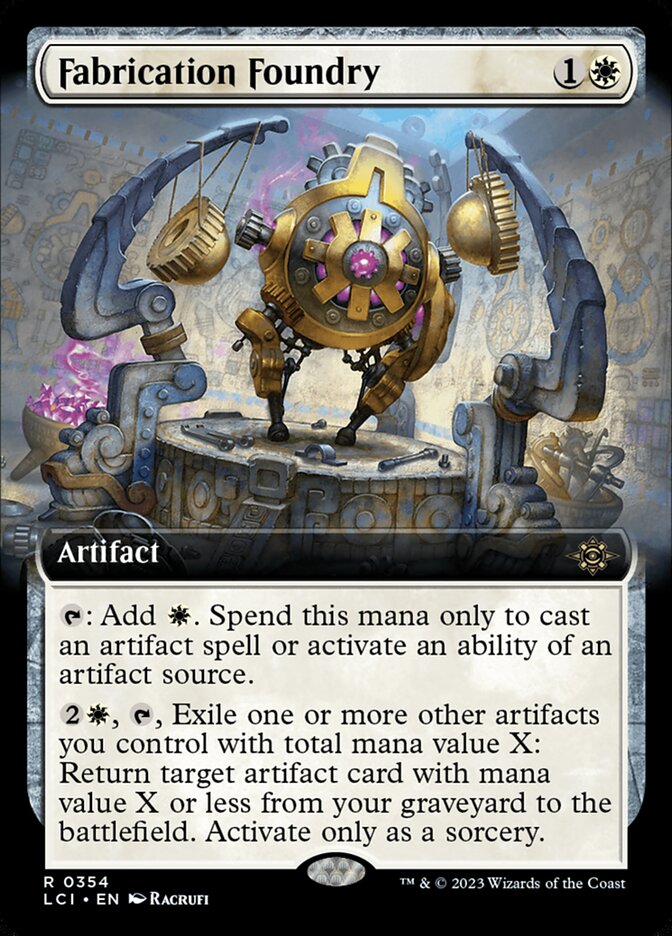 Fabrication Foundry 354/291 (The Lost Caverns of Ixalan)  - Extended Art Foil | Good Games Morley