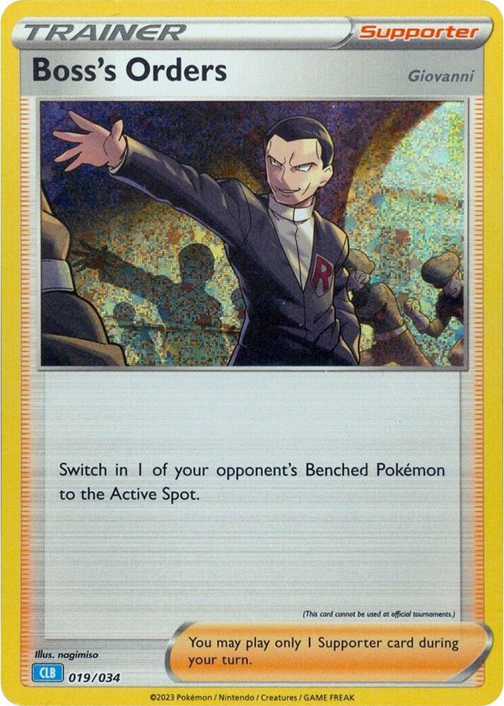 Boss's Orders CLB 019/034 (Trading Card Game Classic)  - Holofoil | Good Games Morley