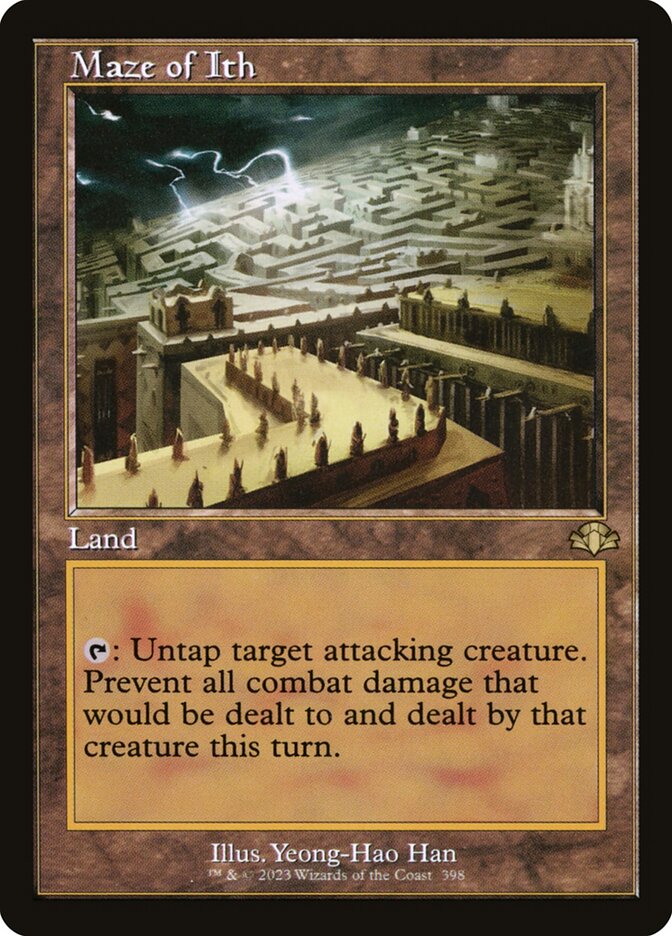 Maze of Ith 398/261 (Dominaria Remastered)  - Retro | Good Games Morley