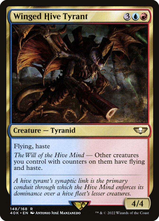 Winged Hive Tyrant 148 (Universes Beyond: Warhammer 40,000)  | Good Games Morley
