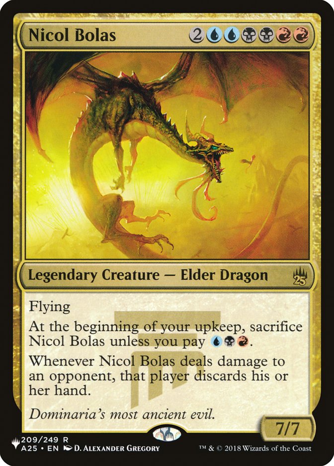 Nicol Bolas A25-209/5075 (The List Reprints)  | Good Games Morley