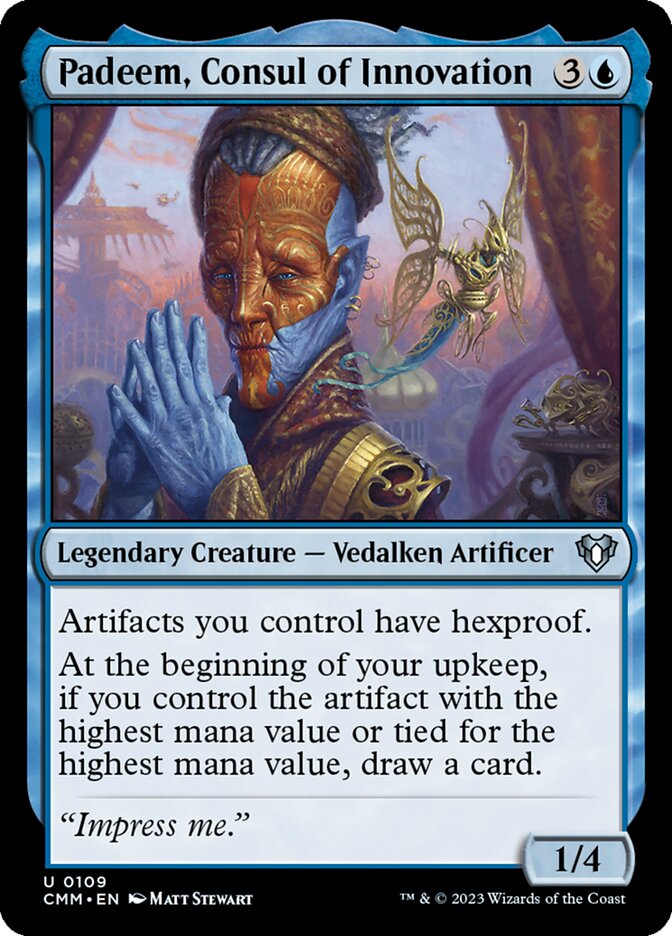 Padeem, Consul of Innovation 109/451 (Commander Masters)  | Good Games Morley