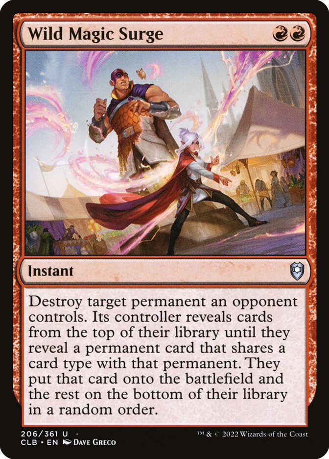Wild Magic Surge 206 (Commander Legends: Battle for Baldur's Gate)  | Good Games Morley