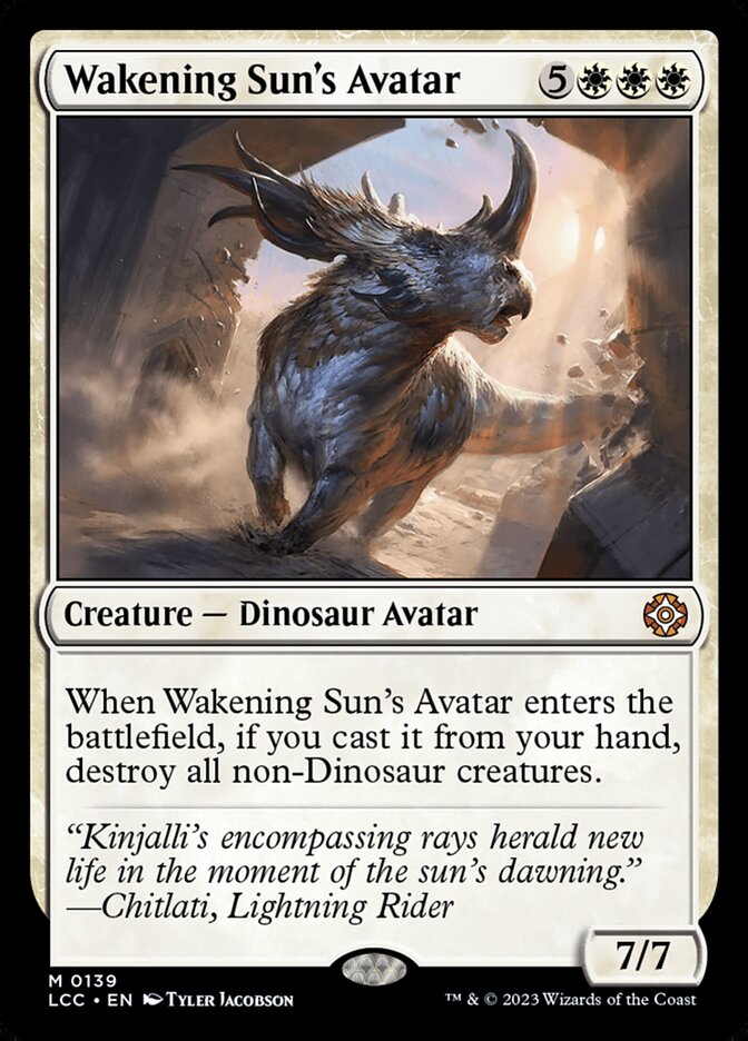 Wakening Sun's Avatar 139/370 (Commander: The Lost Caverns of Ixalan)  | Good Games Morley