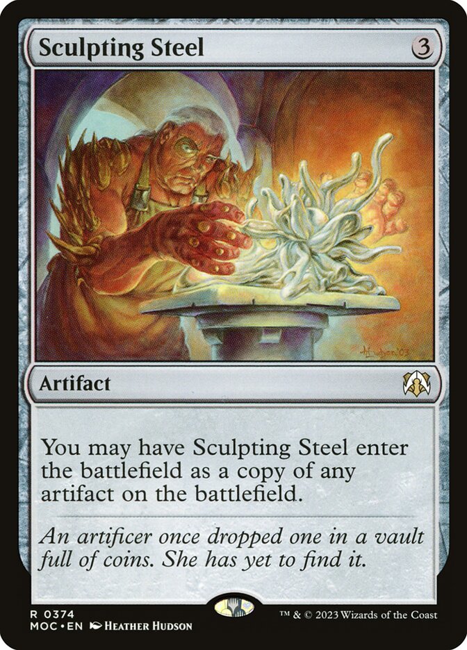 Sculpting Steel 374/444 (Commander: March of the Machine)  | Good Games Morley