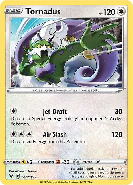 Tornadus 142/185 (SWSH04: Vivid Voltage)  - Holofoil | Good Games Morley
