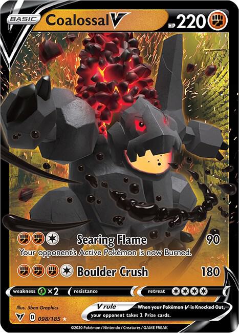 Coalossal V 098/185 (SWSH04: Vivid Voltage)  - Holofoil | Good Games Morley